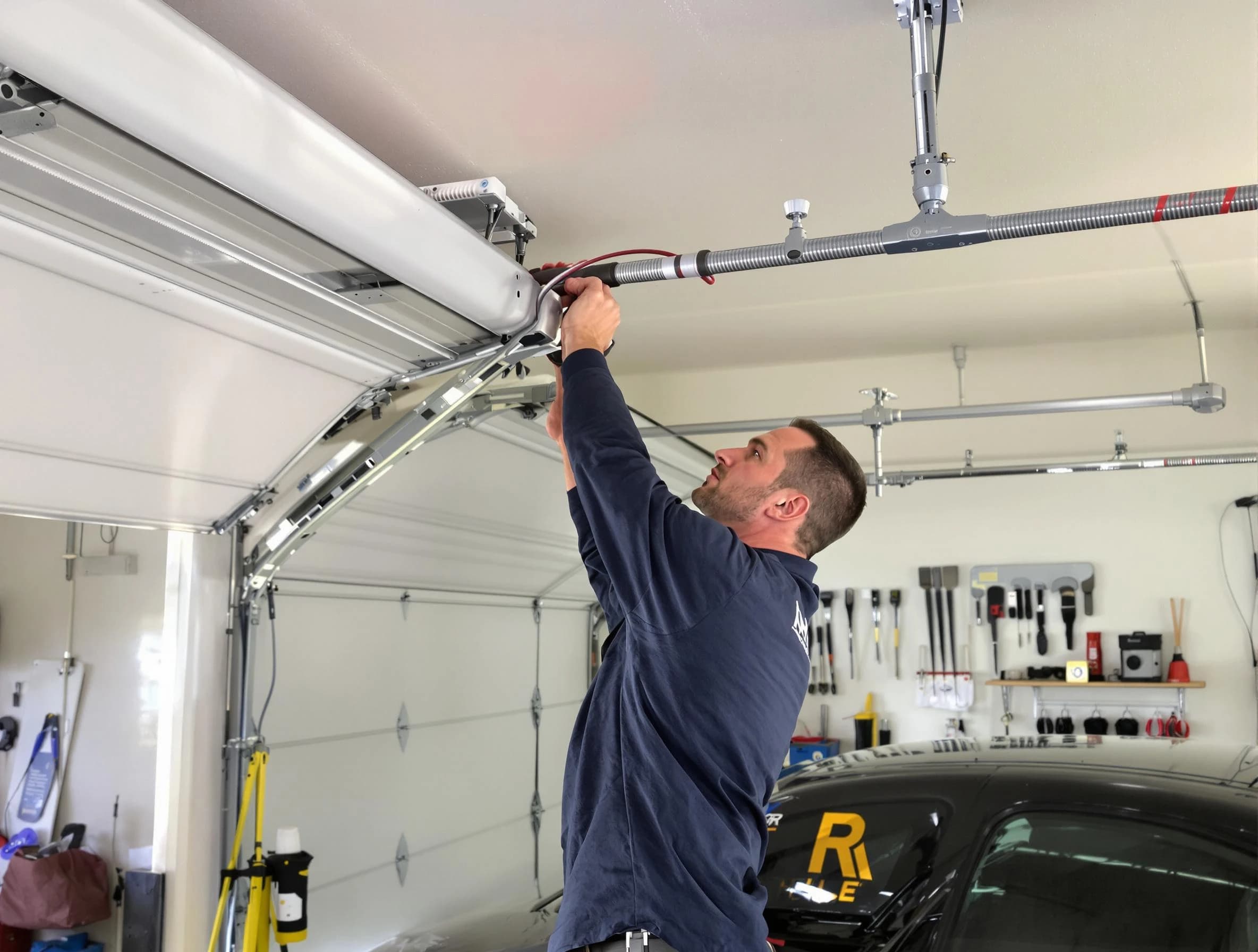Shaler Garage Door Repair technician performing garage door cable repair in Shaler