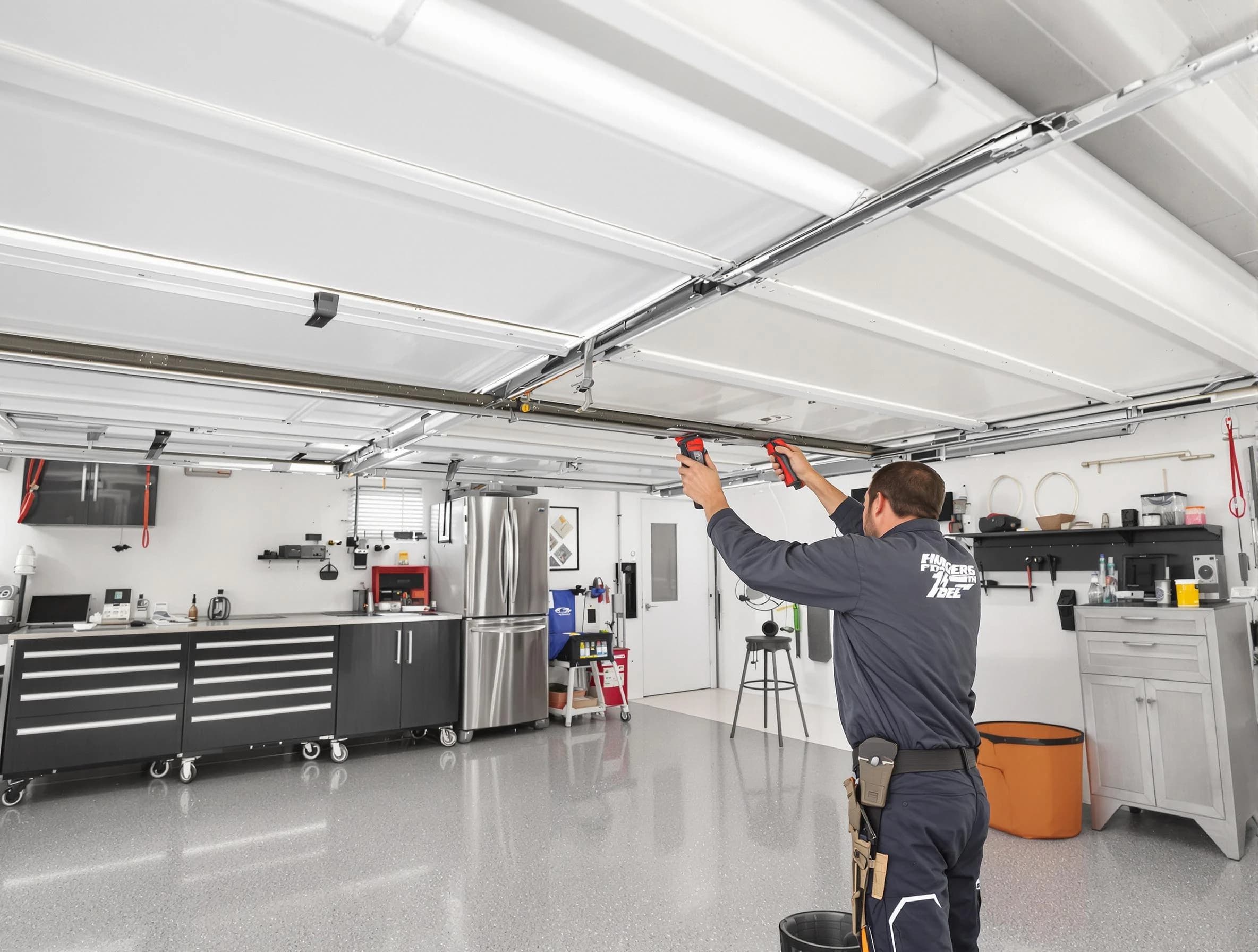 Overhead garage door repair service by Shaler Garage Door Repair in Shaler