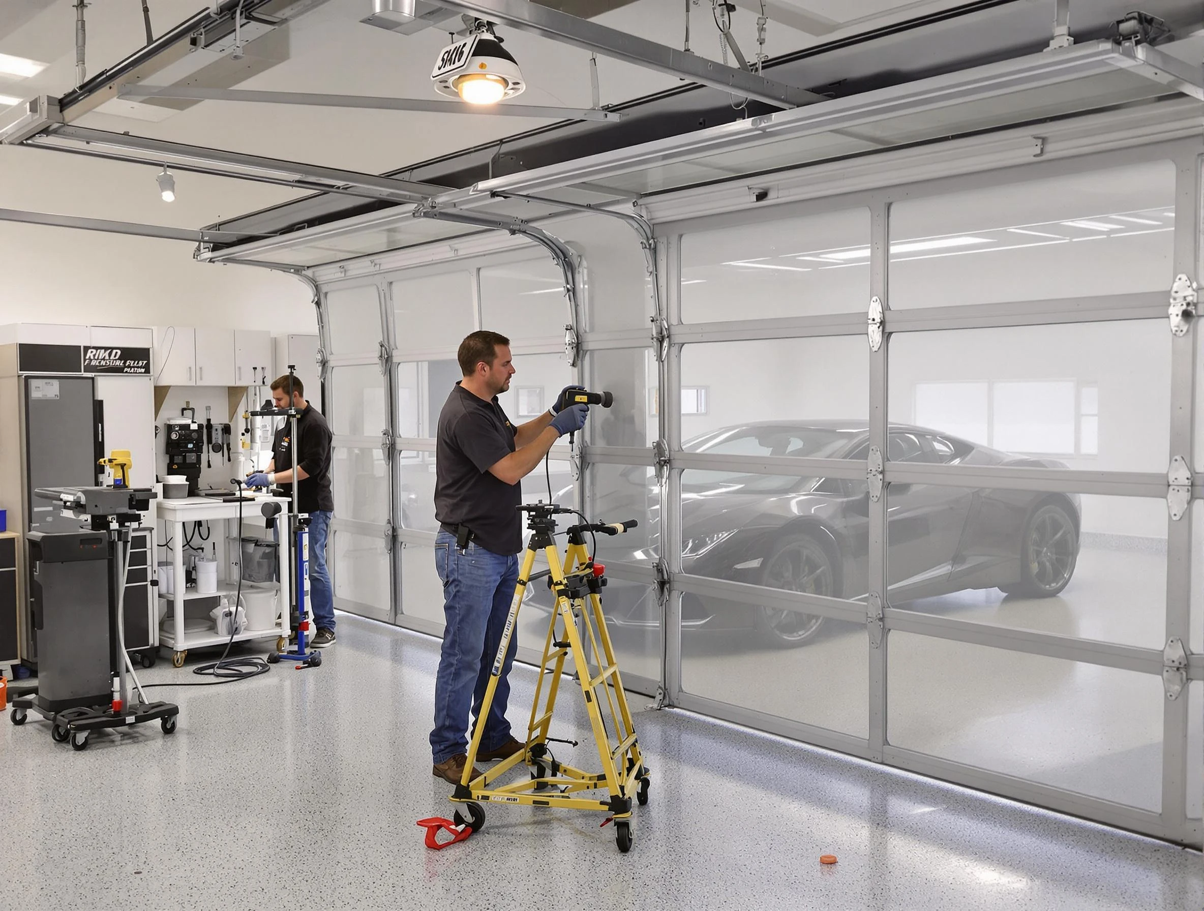 Garage Door Dents Repair in Shaler