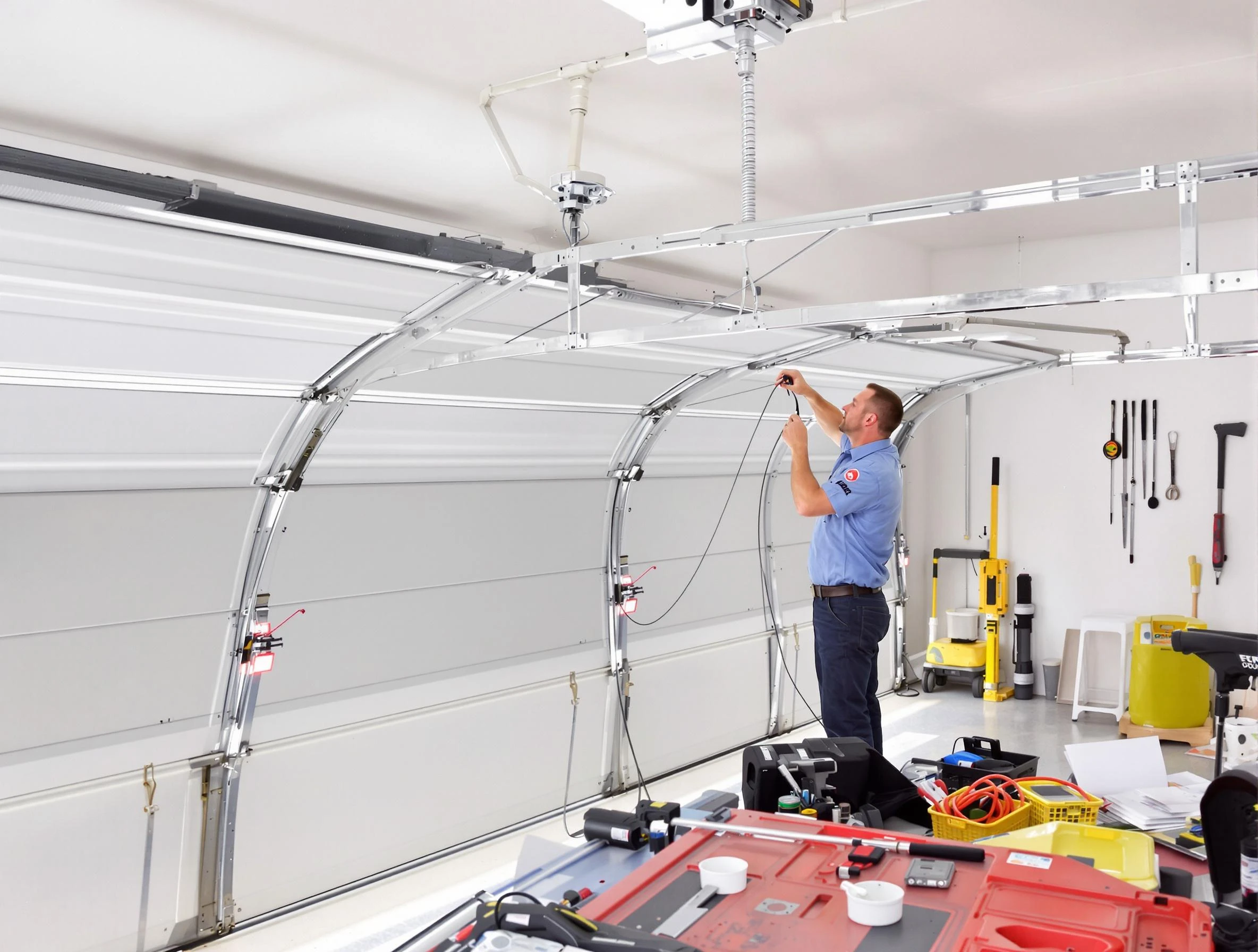Garage door cable repair service by Shaler Garage Door Repair in Shaler