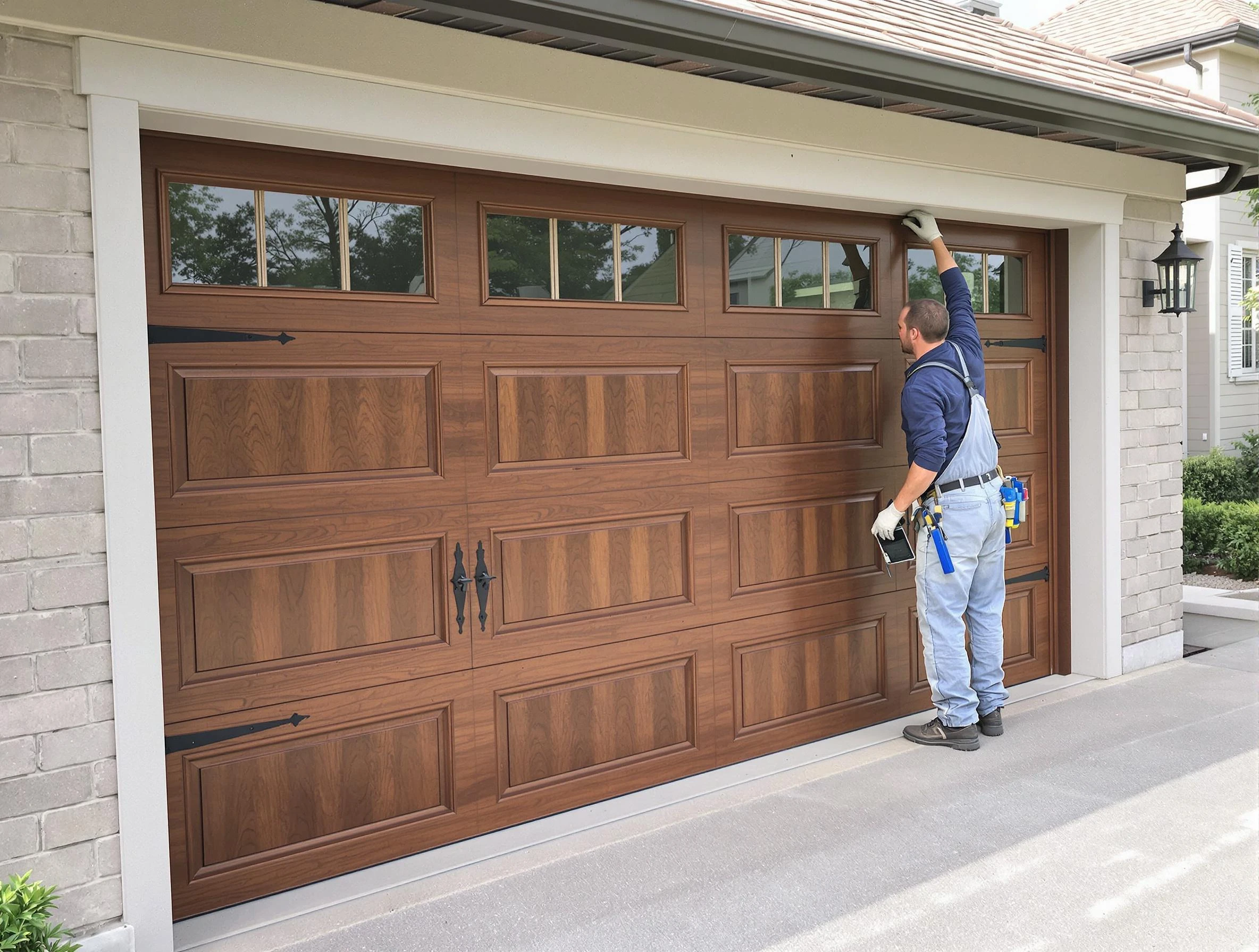 Custom garage door showcase by Shaler Garage Door Repair in Shaler