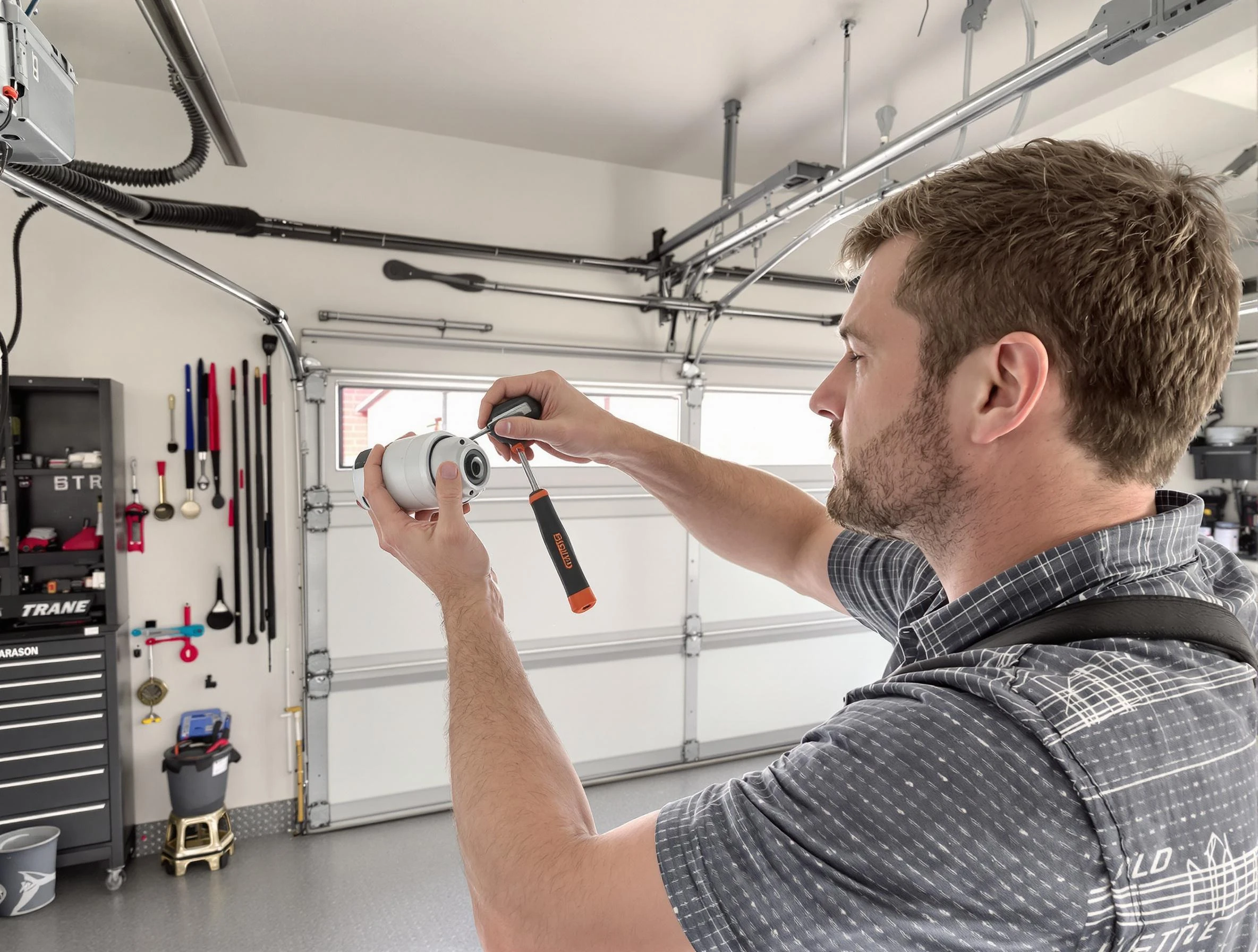 Garage door opener repair service by Shaler Garage Door Repair in Shaler