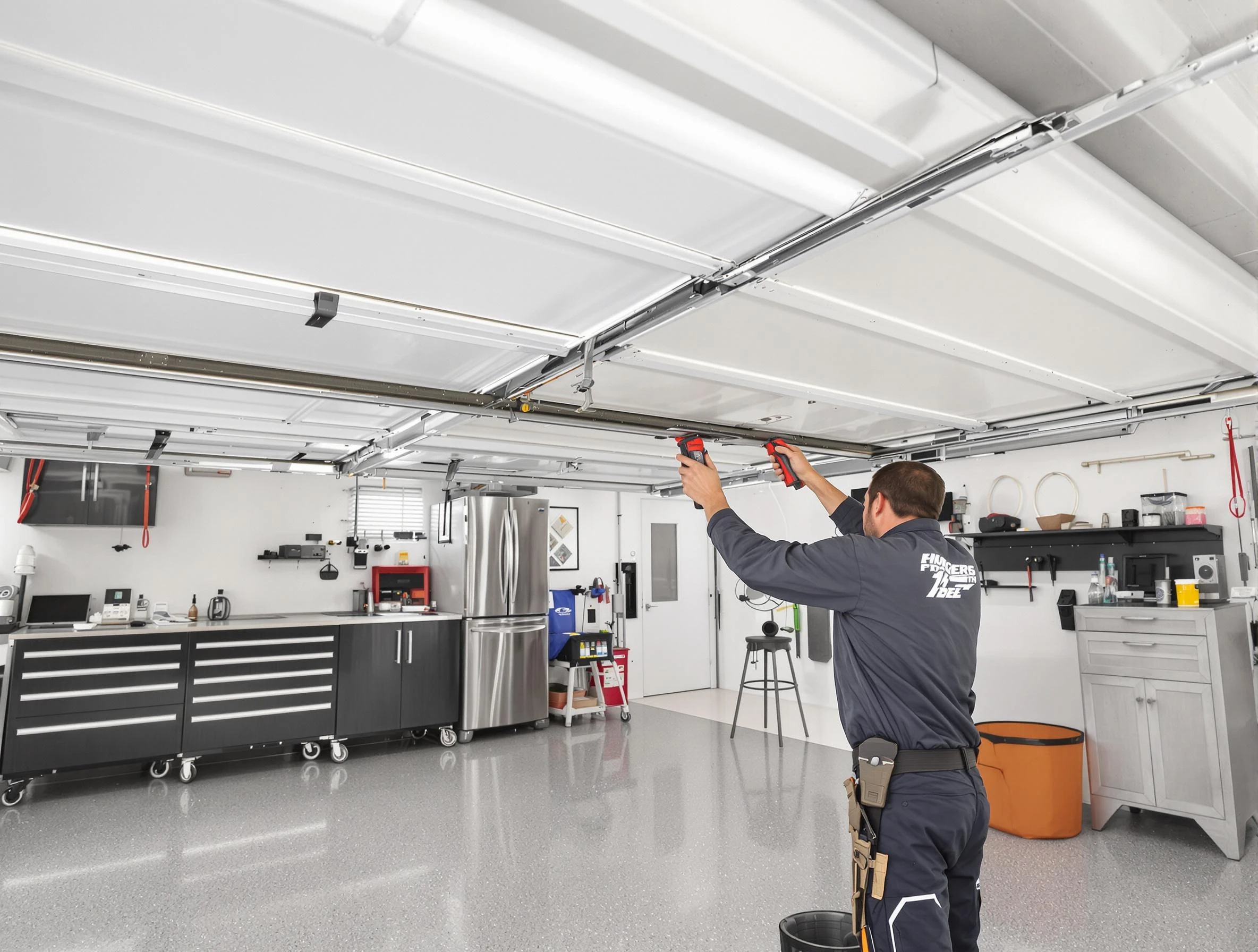 Overhead garage door repair service by Shaler Garage Door Repair in Shaler